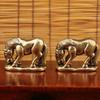 1 Stück Kind Reiten Home Office Schreibtischdekoration 2026 Jahr des Pferdes Messing Feng Shui Pferdefiguren Miniaturgeschenk