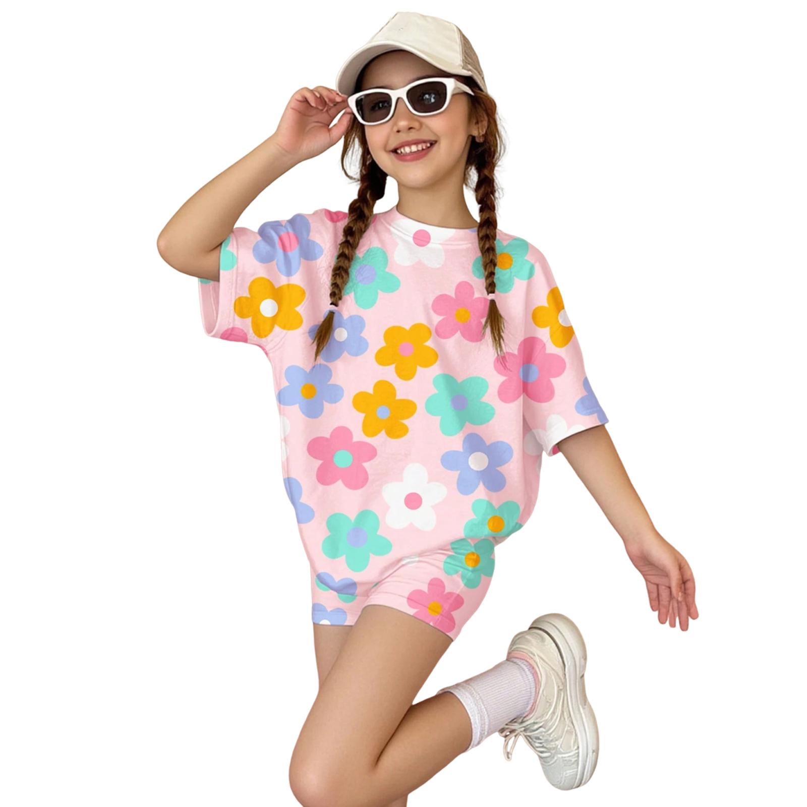 

Infant Newborn Baby Girls Boys Loose T-shirt+Pants Print Outfits Set 160 синій