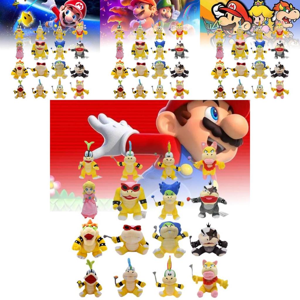 Soft And Huggable Mario Plush Toys Including Luigi Remira And Wendy Perfect For Kids
