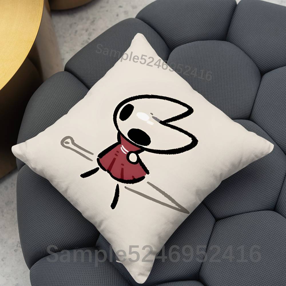 Hornet SSilksong Hollow Knight Pillow Case Cover Square for Decorative Cushion Bed Couch Sofa Classic Style Machine Washable