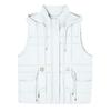 Women's Solid Color Zipper Fashion Pockets Stand-Up Collar Vest Top Coat