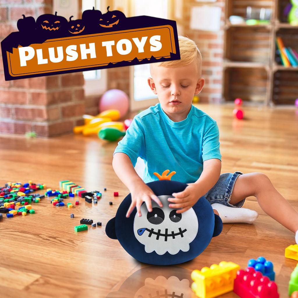 Halloween Skulls Plush Doll Skulls Pillow Toy For Boys And Girls