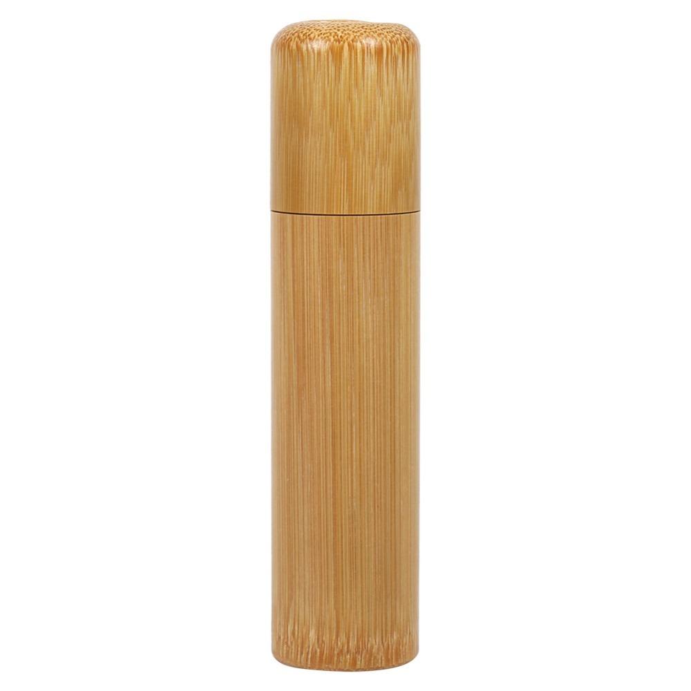 

Daily Use Round Shape Bamboo Tea Jar Portable Bamboo Tea Storage Container Lightweight Sturdy Bamboo Tea Container Home Use