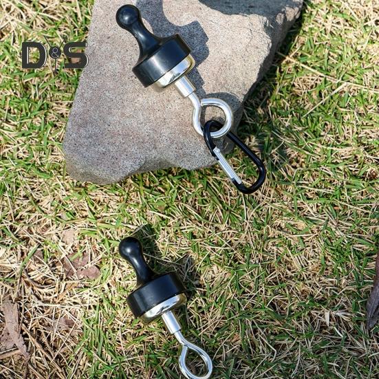 Camping Magnetic Hook Heavy Duty Stainless Steel Detachable Outdoor Tent Canopy Camping Gear Lantern Light Metal Hanger Buckle