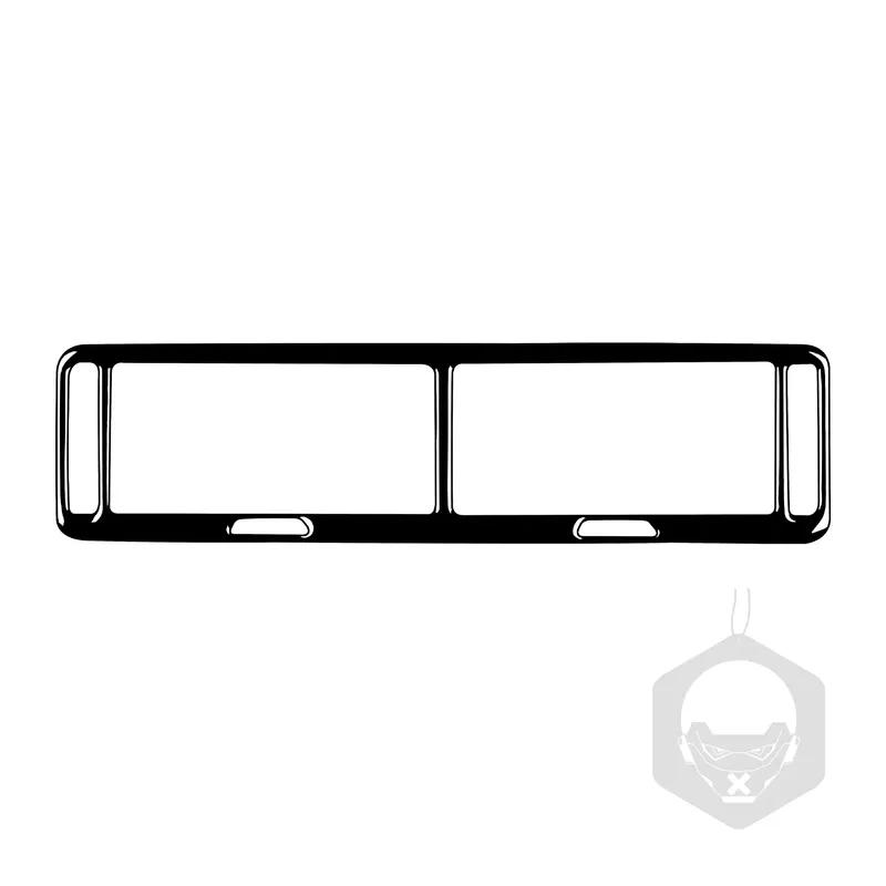 For Volkswagen Passat B5 2001-2005 Accessories Gloss Black Plastic Car Interior Central Air Outlet Panel Trim Sticker