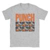 Unisex Kvinnor Grafiskt Tryckt Team Punch Punch the monkey Babyapa som Håller Gosedjur T-shirt Bomulls-T-shirts Kläder