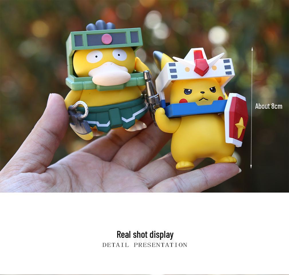Gundam Anime Baby Figure Model - Robot Cosplay Ornament for Desktop or Car Decoration (Blind Box)