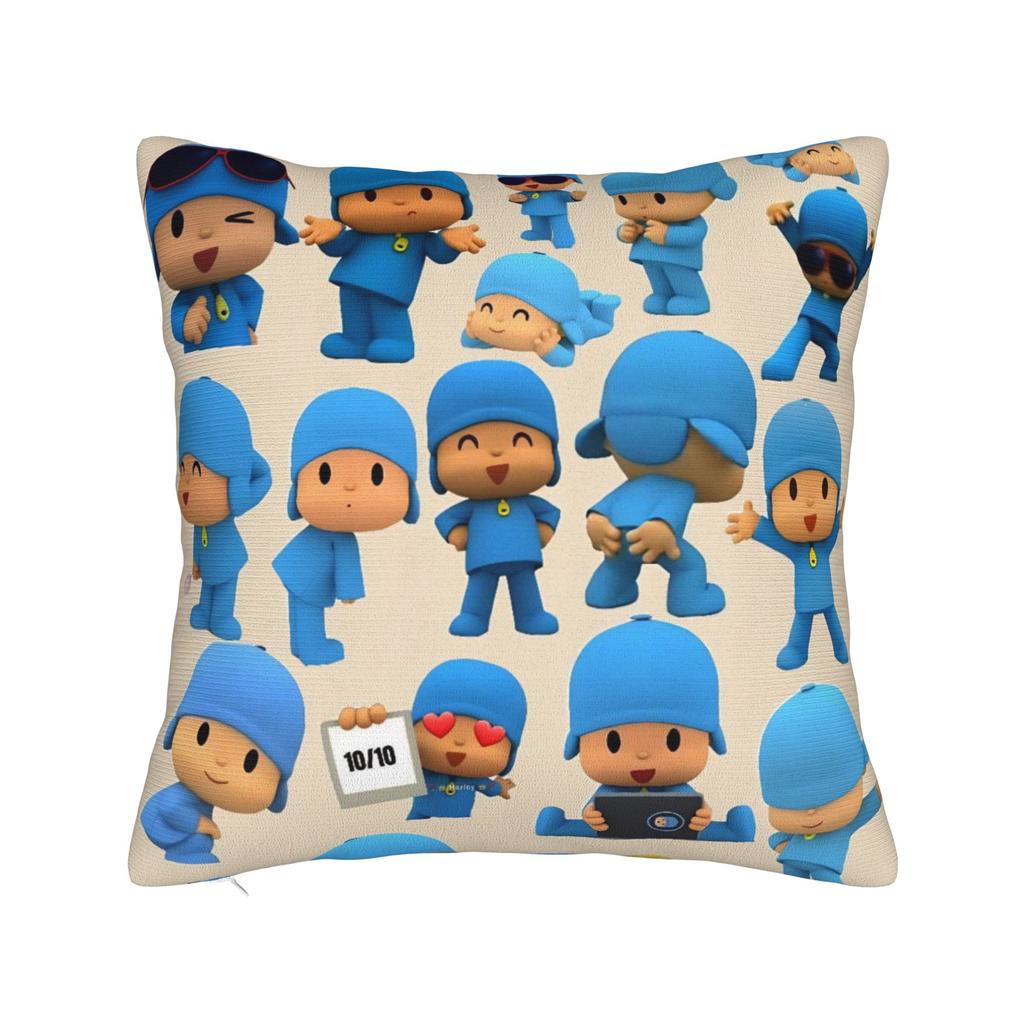 Decorative Pillow Cover Pocoyoes Cartoon Comdy Stuff Home Throw Pillow Case Cover Drop Shipping Multi-Size