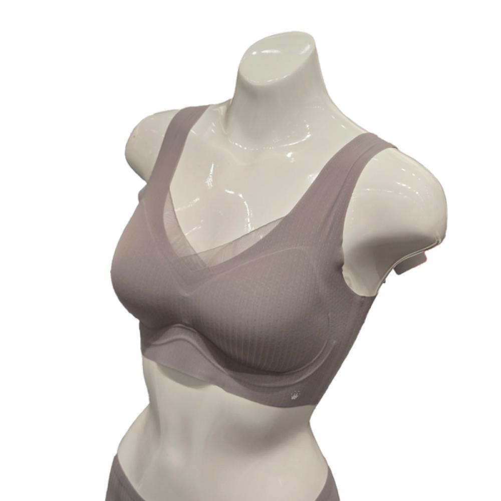 Triumph Premium Grey Color Wireless Running Bra Tfwbr141gy