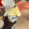 Damska Torba na Ramię Torba Studencka Color Block Torba Crossbody z Portmonetką