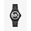 Lennox Pavé Black-Tone Watch MKO1223