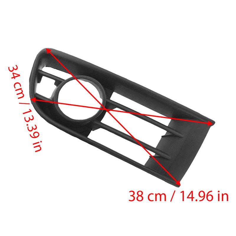 Links Rechts Auto Frontstoßstange Nebelscheinwerfer Lampe Gitterabdeckung für VW Polo Typ 9N 2002 2003 2004 2005 6Q0853666