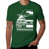 Classic Car Sierra RS Cosworth Sapphire Dr TShirt Anime Clothes Tops Unisexs White T Shirts
