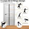 Home Fitness Hanging Tension Rope Without Punching Buckle Belt Portable Resistance Bands  Exercises
