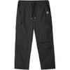 X Targetto Fashion Comfortable Lace-Up Woven Cargo Pants Unisex Cargo Pants Carbon-Black L424U144-0018