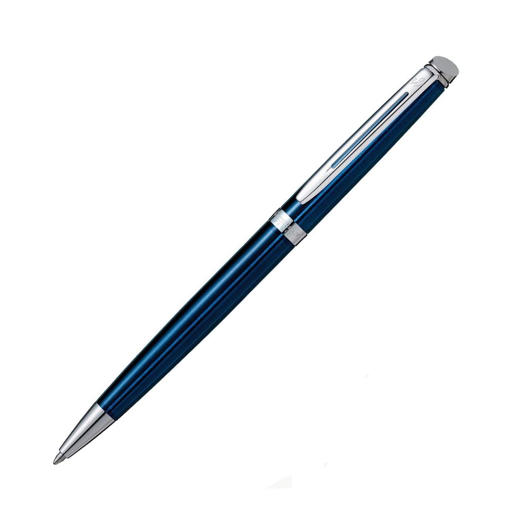 WATERMAN Ballpoint Pen Metropolitan Essential Metallic Blue CT S0947090 Regular Imported Product Oil-based