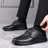 Leather Formal Men Dress Shoes Luxury Brand Soft Casual Shoes Breathable Mens Driving Shoes JZ-87094