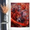 Genshin Impact Arlecchino DIY Wall Tapestry Hippie Flower Wall Carpets Dorm Decor Wall Art Decor