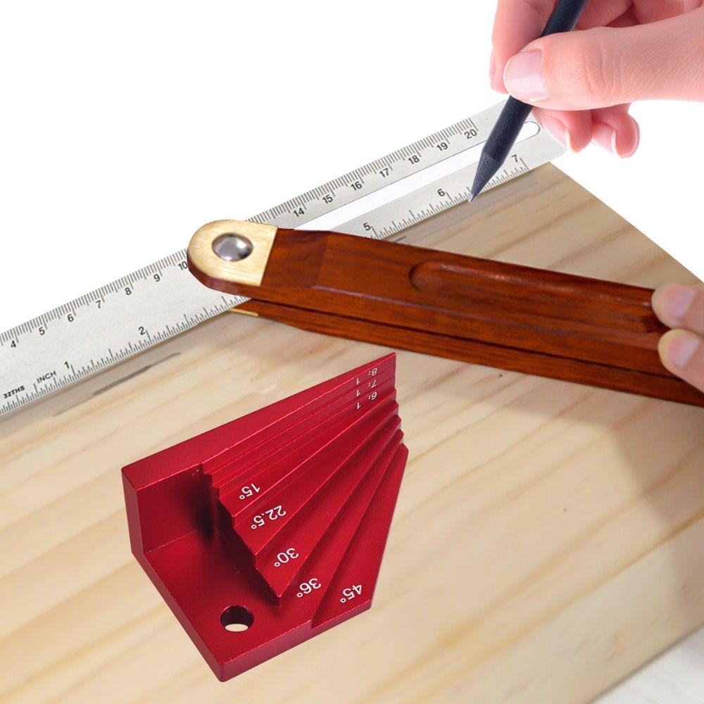 

Fast-Positioning Measuring Block Angle Finder Precision Carpentry Angle Finder DIY
