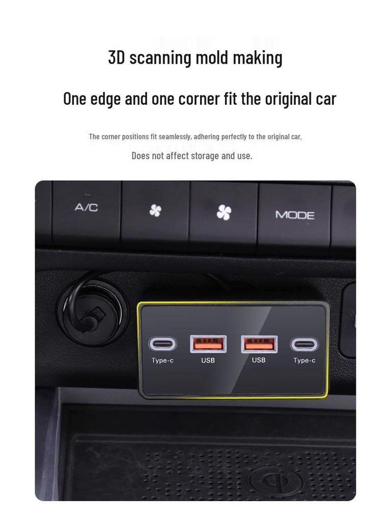 Tank 300 Car Charging Dock: USB Cigarette Lighter Adapter & Fast Charger