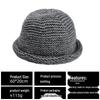 Women's Japanese Retro Rolled Brim Fisherman Hat