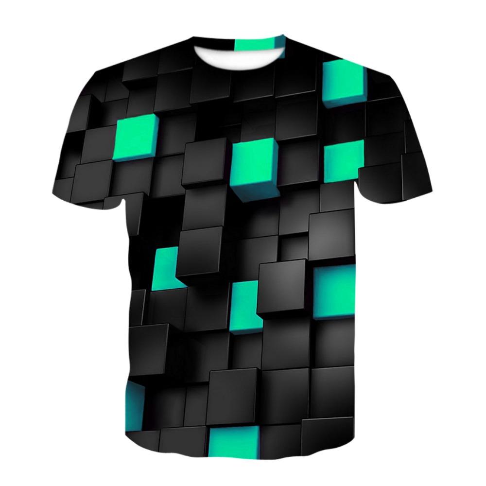 

New Fashion Swirl 3D Printed T-shirt Men s and Women s Summer Casual Short-sleeved Crew-neck Shirt Tops 5XL
