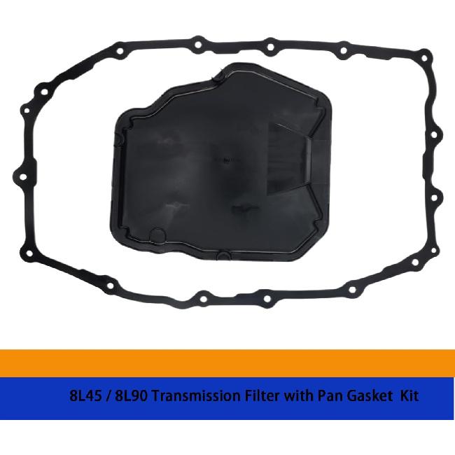8L45 / 8L90 Transmission Filter with Pan Gasket Kit Replacement TF922 Compatible with Silverado 1500 Camaro Yukon XL Sierra Corvette Colorado Express