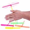 Classic Traditional Plastic Bamboo Dragonfly Hand Push Paddlepaddle Outdoor Sports Game Children'S Educational Rotary Toys