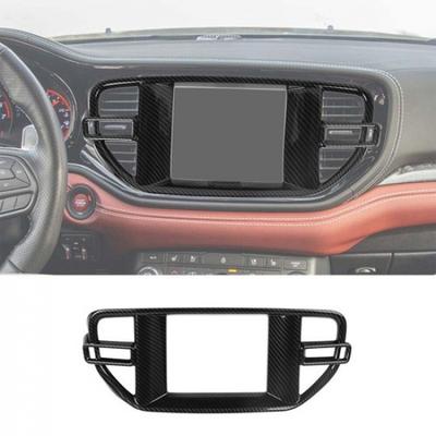 8,4'' Carbonfaser GPS-Navigations-Armaturenbrett-Abdeckung Zierleiste für Dodge Durango +