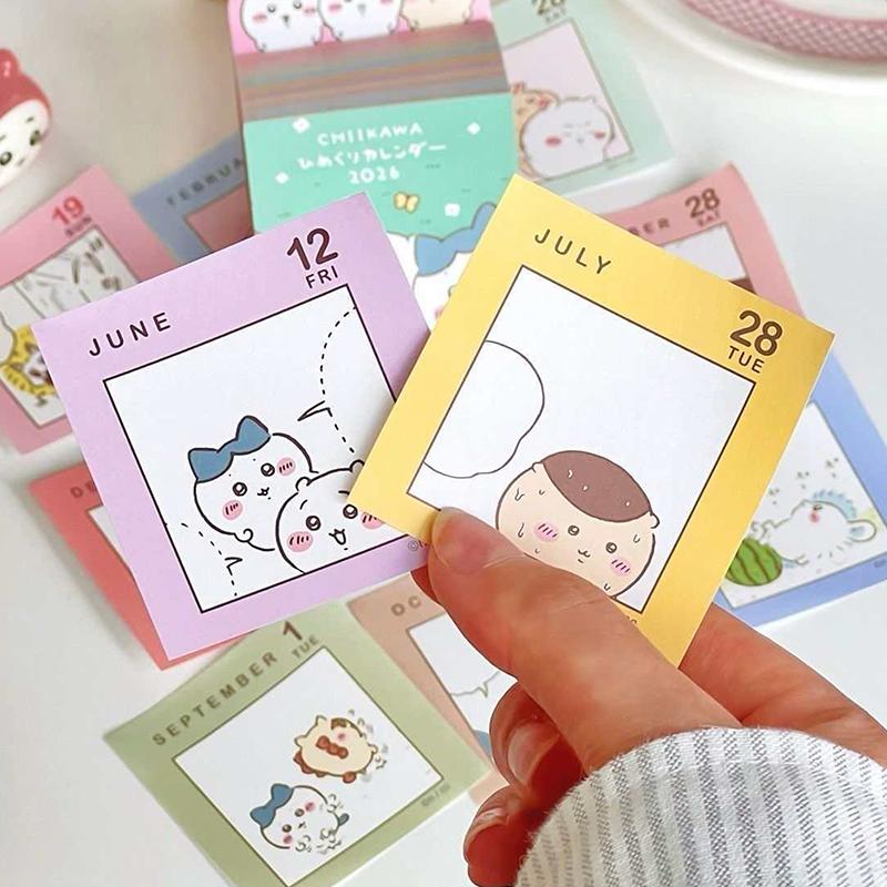 2026 Cute Mini Simple Desk Calendar Creative Calendar For Desktop Decoration Office Stationery