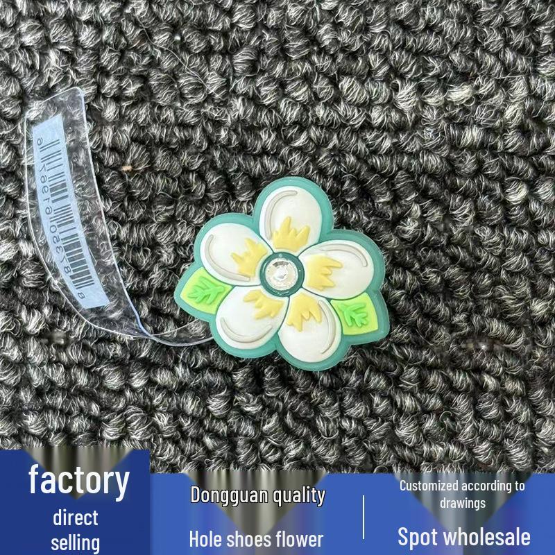 PVC Flower Shoe Charms for Beach Style Clogs