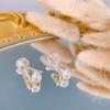 Elegant Korean Style Non-Piercing Pearl Ear Clip Earrings for Women – Versatile, Light Luxury, Pain-Free