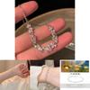 Elegant Wisteria Zircon Bracelet For Women Delicate And Luxurious Floral Design