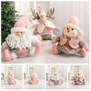 Cute Christmas Faceless Figurine Set Cartoon Rumpelstiltskin Small Ornament  Christmas Day
