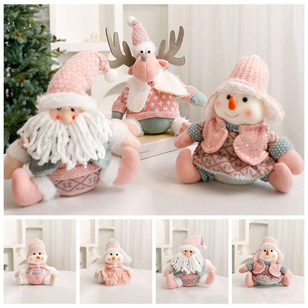 Cute Christmas Faceless Figurine Set Cartoon Rumpelstiltskin Small Ornament  Christmas Day