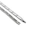 Grandoin Necklace - Germanium & Titanium - Lightweight, Comfortable, Eco-friendly, Stylish, Simple - Silver