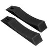 Barbell Load Unload Plates Silicone Cushion Barbell AntiSlip Wedge for Weightlifting(Black )