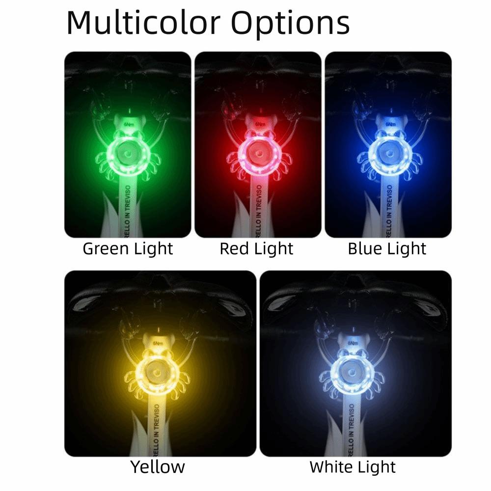 High Brightness LED Bike Rear Light Lobster/Crab Shape Bike Safety Warning Light  Night Cycling