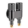 1pcs G1/2 Double Control Angle Valve Bathroom Toilet Washing Machine 2Way Angle Valve Alloy 10*6*5cm Washing Machine Faucet