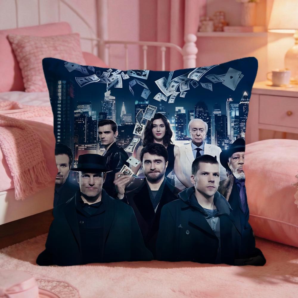 Now You SSee MMes Movie Cushion Cover Premium Comfort Reversible Pillow Cove Two In One Design For Any Room Car Interior