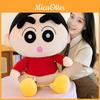 Adorable Crayon Shin-chan Plush Toy Lefty Pig And Shiro Character Pillow Soft Doll