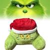 Cozy Plush Green Monster Grinch Pillow Christmas Holiday Decorative Cushion For Home Use