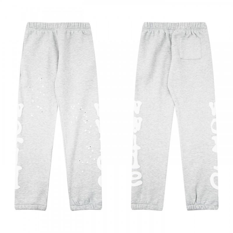 Sp5der Spider Web Foam Print Fleece Hoodie Loose Fit Hip Hop Sweatshirt Men Women