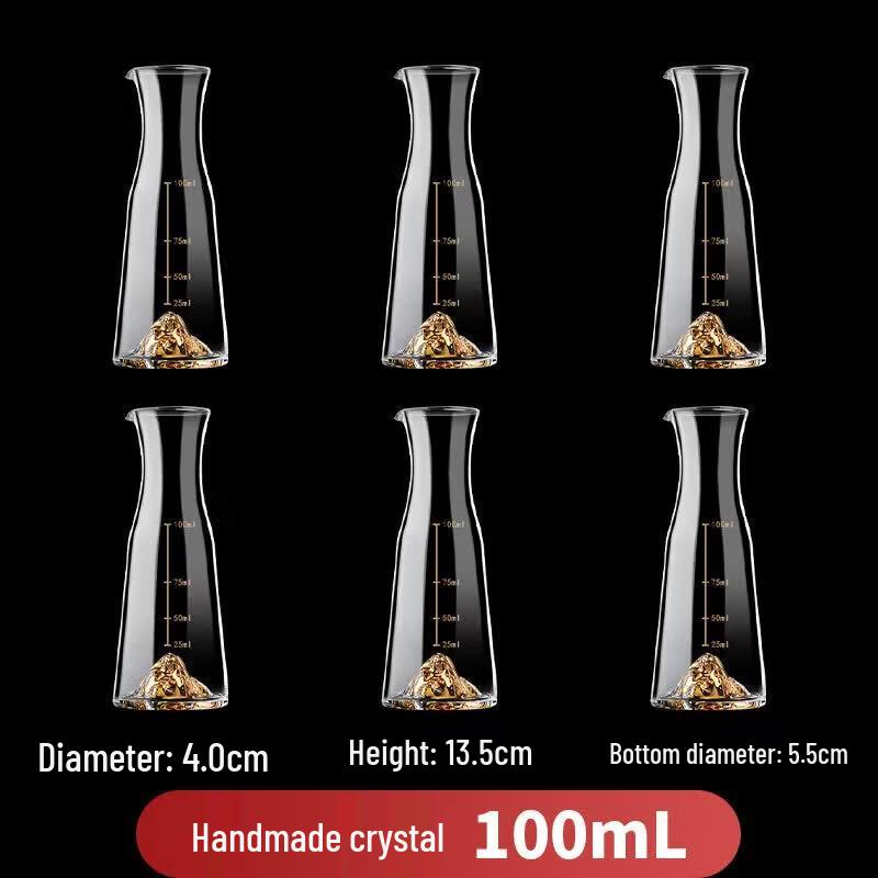 Handmade Crystal Glass Liquor Decanter