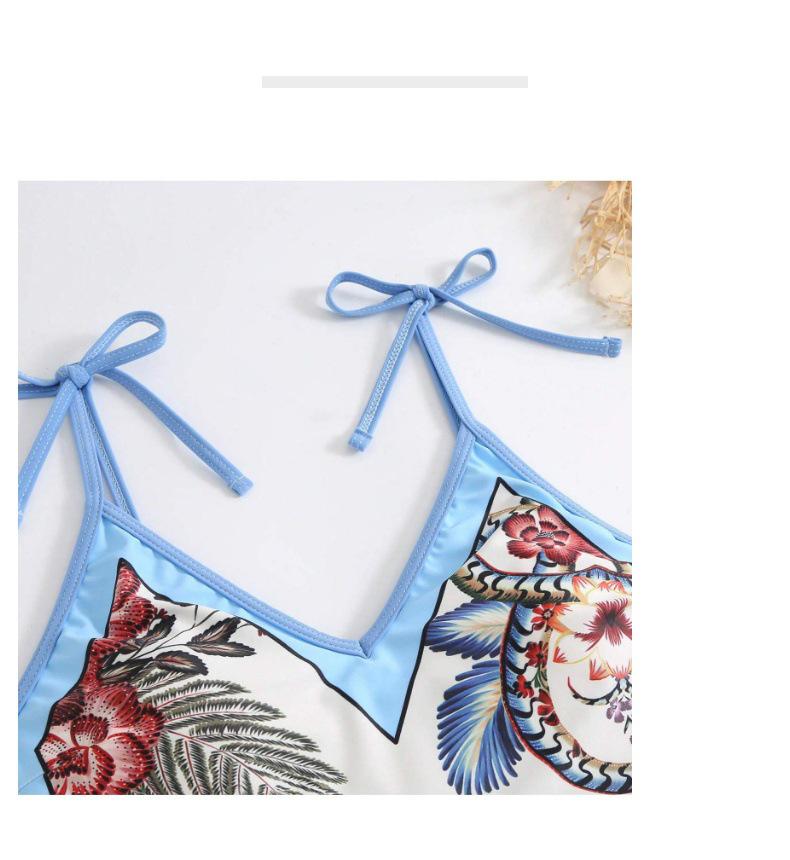 2024 Retro Strappy One-Piece Swimsuit & Long Dress Set for Women - Slimming European & American Style