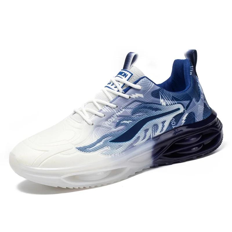 

2025 новые дизайнерские мужские повседневные спортивные туфли на плоской подошве, нескользящие, легкие мокасины для ходьбы, фитнеса, увеличение размера, мужская обувь большого размера 39