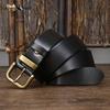Korean Style Simple Smooth Leather Belt Genuine Leather Pin Buckle First Layer Cowhide Versatile Casual Pants Belt