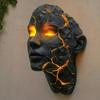 Broken Soul Wall Lamps, Broken Soul Wall Lamps, Creative Figurines, Luminous Resin Decorations, Sculptures, Home Decorations