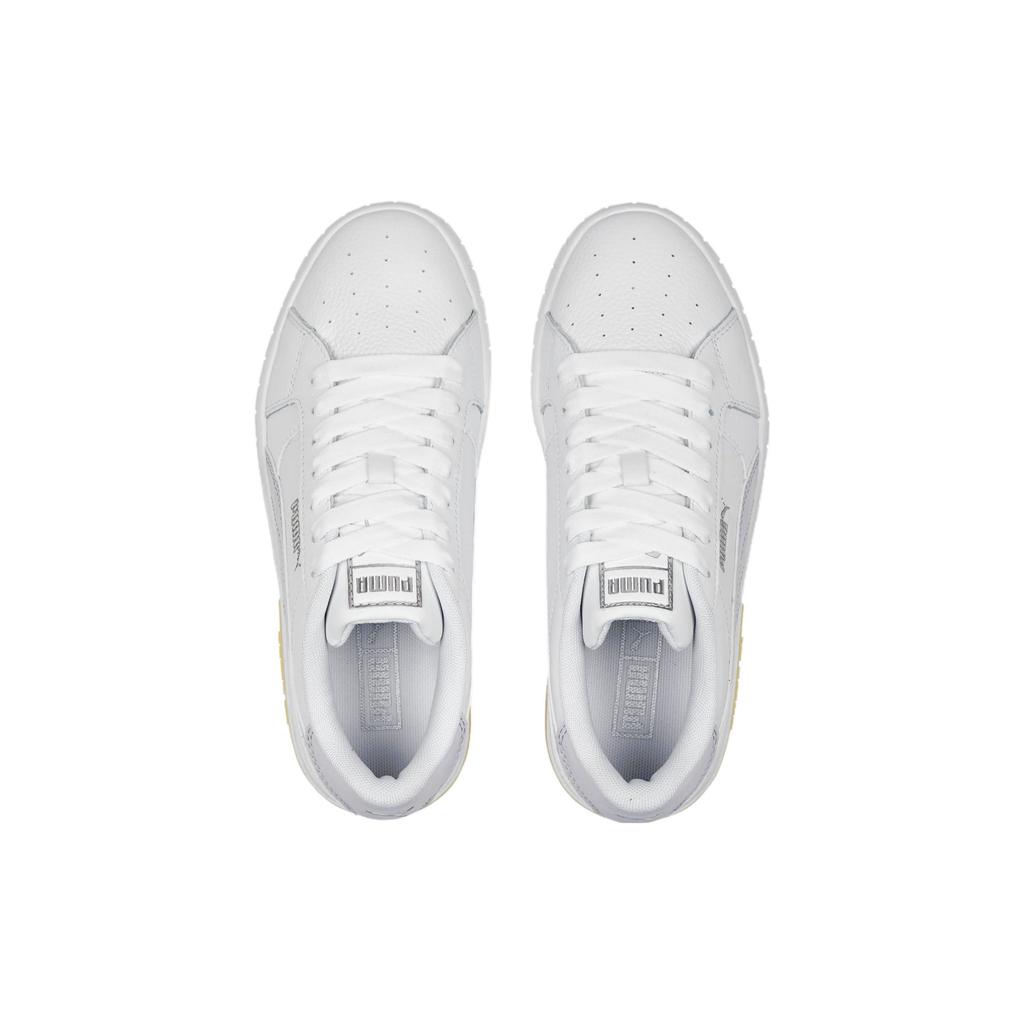Puma Cali Star Leather Low-Top Sneakers Women sneakers White Purple Yellow 380176-15