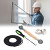 Screen Repair Tool Set With Wooden Roller Spline and Removal Hook For Window Door Meshes Replacement